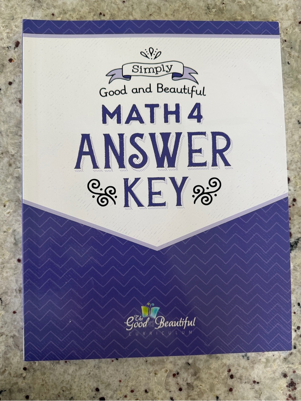 Simply Good and Beautiful Math 4 Answer Key - Purple